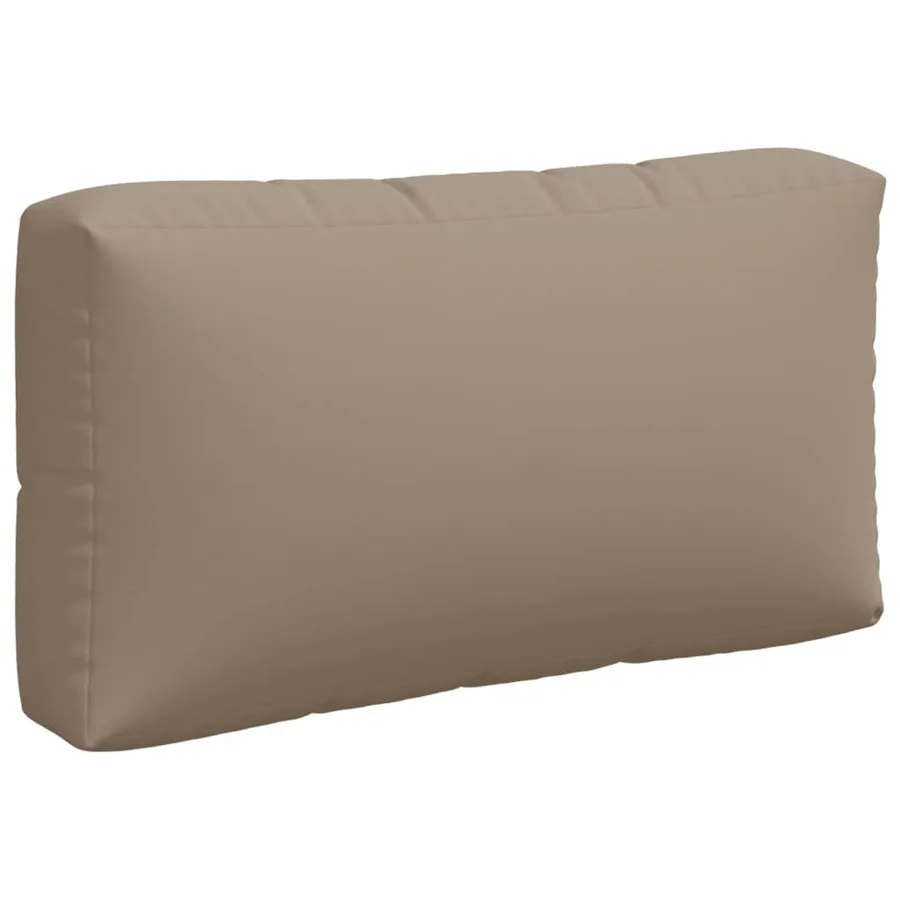 Coussins de palette lot de 3 taupe tissu - 6