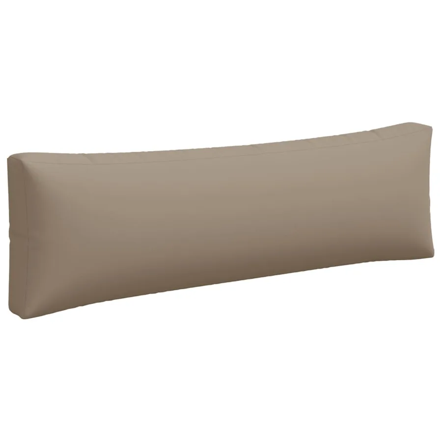 Coussins de palette lot de 3 taupe tissu - 7