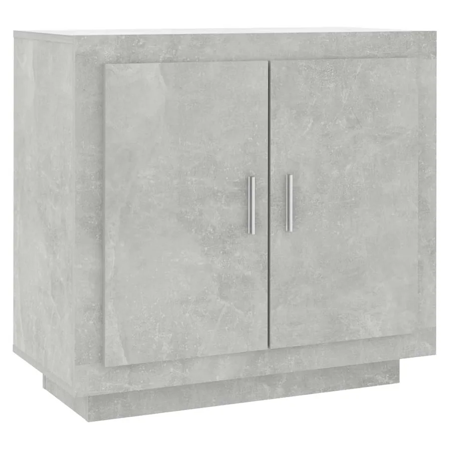 Buffet Gris béton 80x40x75 cm Bois d'ingénierie - 2