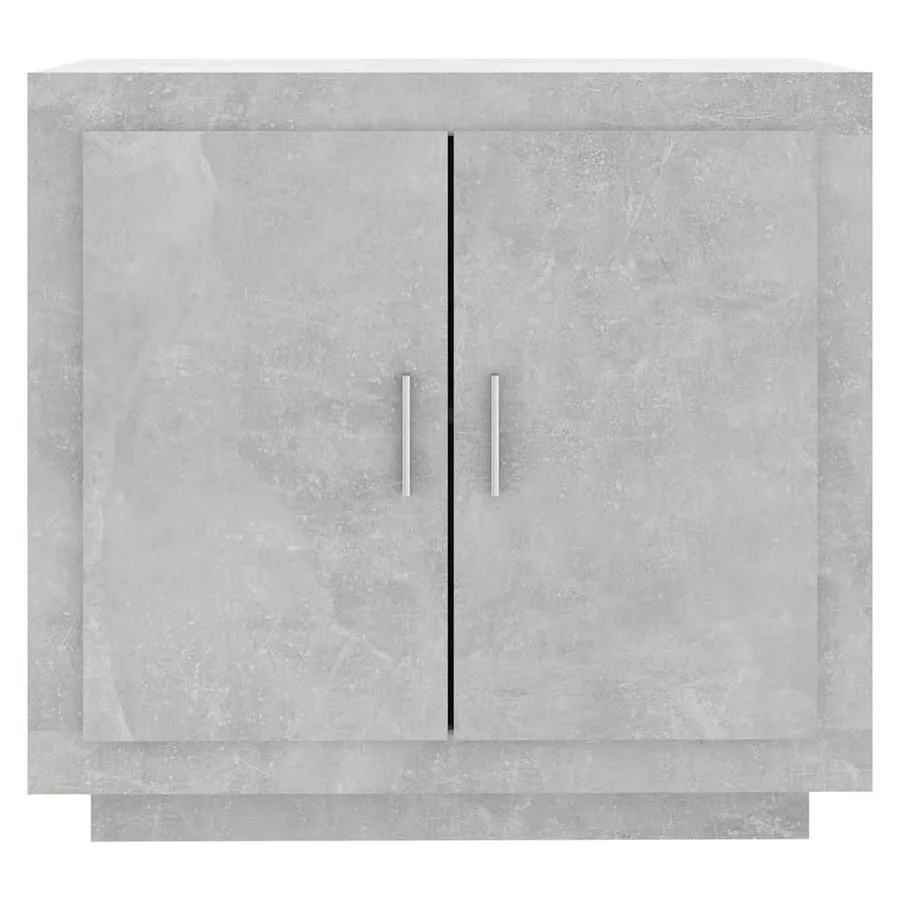 Buffet Gris béton 80x40x75 cm Bois d'ingénierie - 3