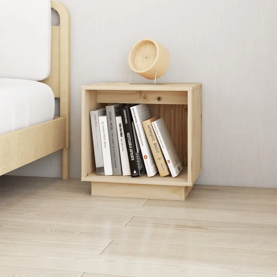 Tables de chevet 2 pcs 40x30x40 cm Bois de pin solide - 3
