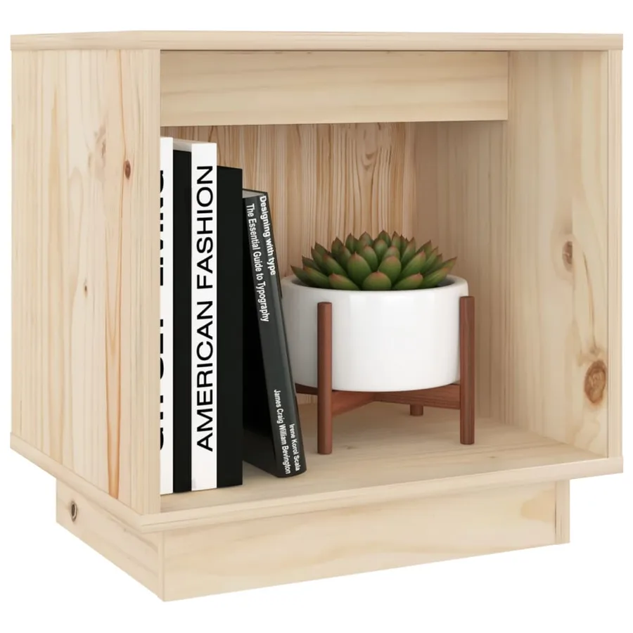 Tables de chevet 2 pcs 40x30x40 cm Bois de pin solide - 4