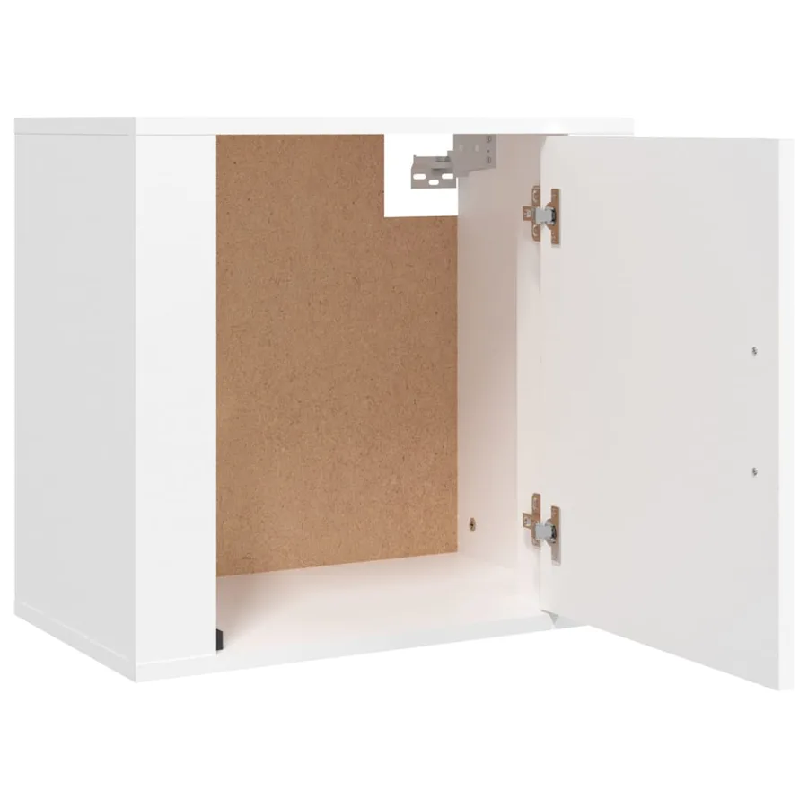 Tables de chevet murales 2 pcs Blanc 50x30x47 cm - 7