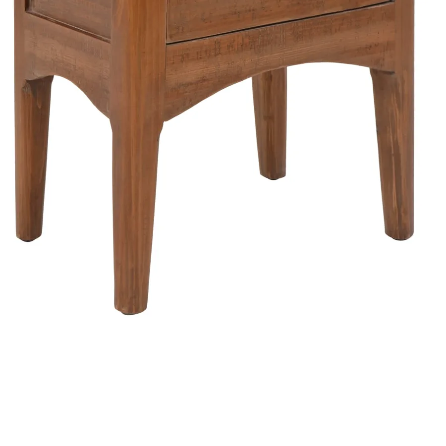 Table de chevet Bois de sapin massif 40 x 29 x 68 cm Marron - 10