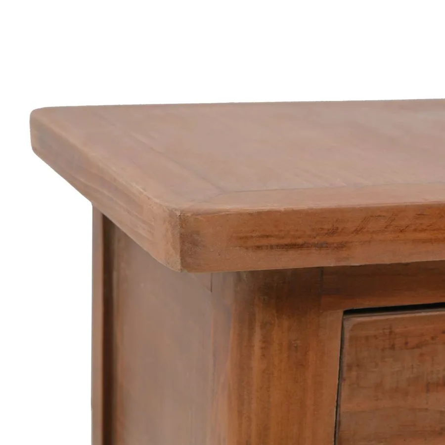 Table de chevet Bois de sapin massif 40 x 29 x 68 cm Marron - 7