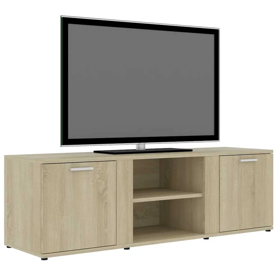 Meuble TV Chêne sonoma 120x34x37 cm Bois d’ingénierie - 3