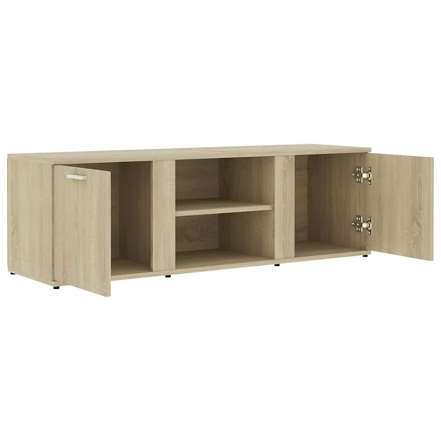 Meuble TV Chêne sonoma 120x34x37 cm Bois d’ingénierie - 6