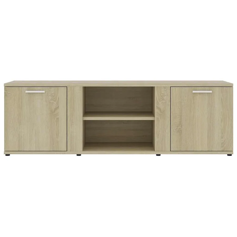 Meuble TV Chêne sonoma 120x34x37 cm Bois d’ingénierie - 7
