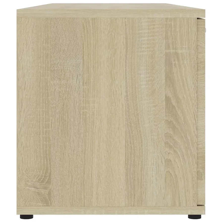 Meuble TV Chêne sonoma 120x34x37 cm Bois d’ingénierie - 8