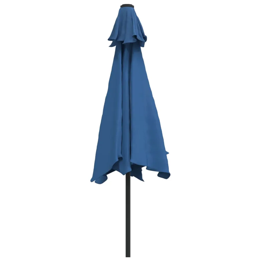 Parasol d'extérieur avec poteau en métal 300 cm Azuré - 4