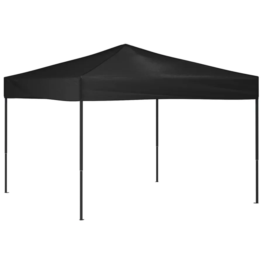 Tente de réception pliable Noir 3x3 m - 2
