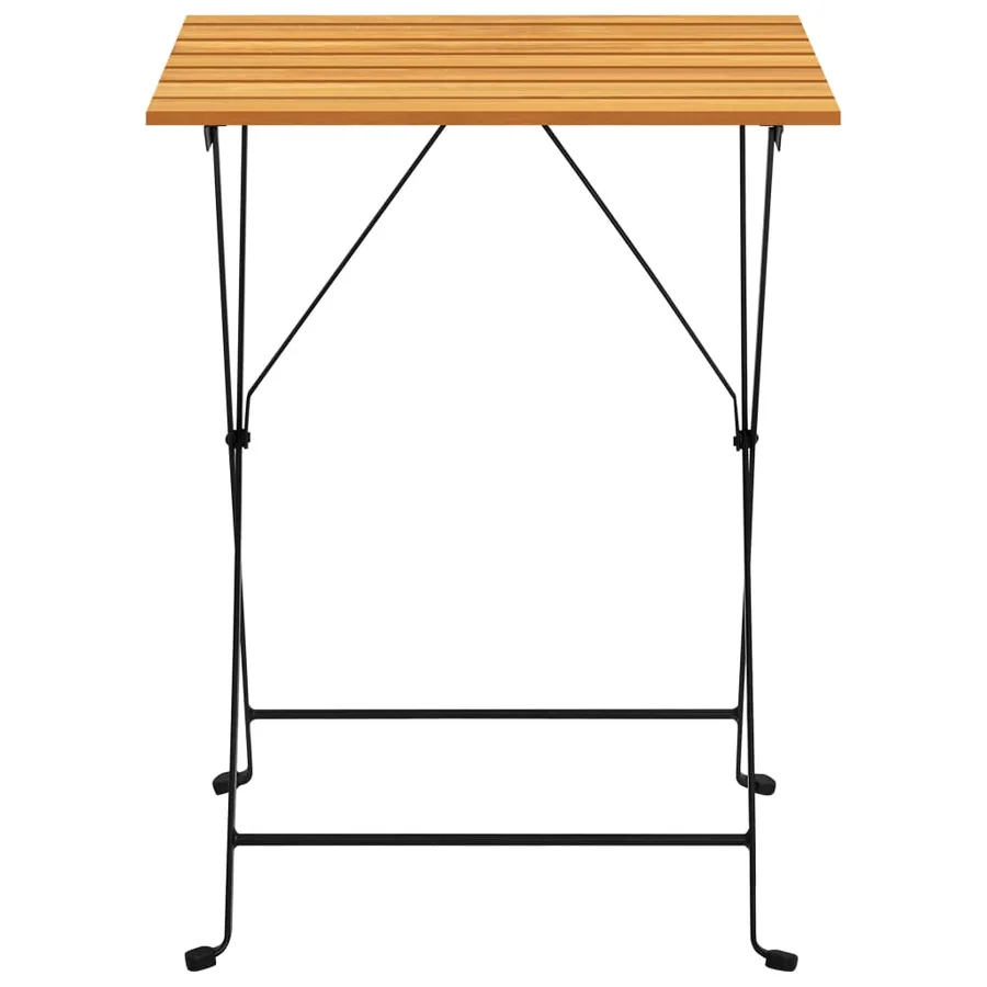 Table de bistro 55x54x71 cm Bois d'acacia massif - 3