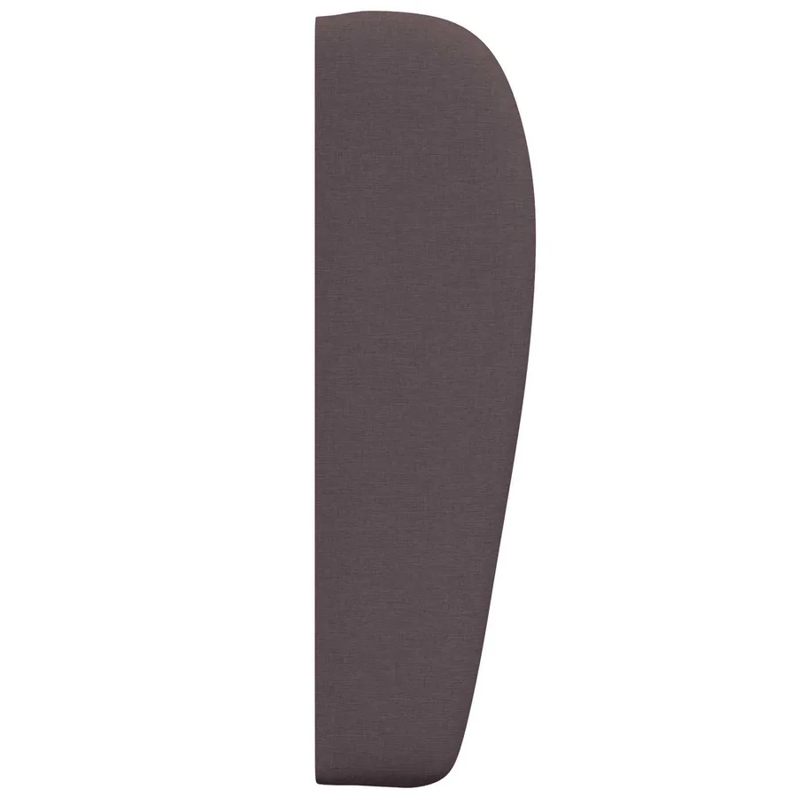 Oreille de tête de lit Marron 80 x 23 x 6 cm tissu - 7