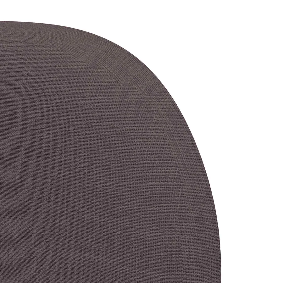 Oreille de tête de lit Marron 80 x 23 x 6 cm tissu - 9
