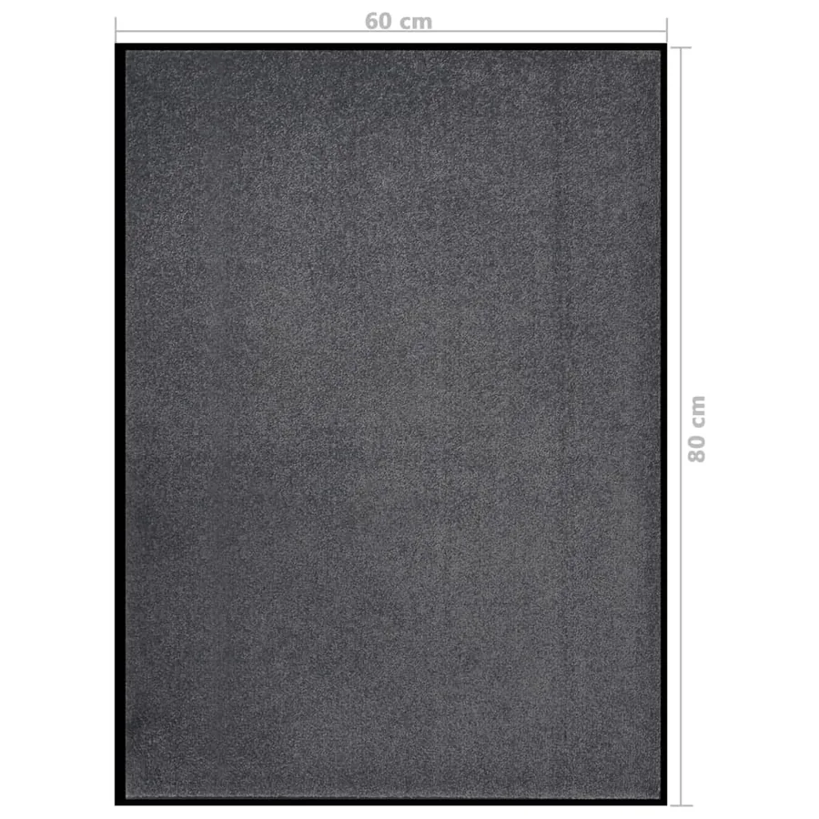Paillasson Anthracite 60x80 cm - 6