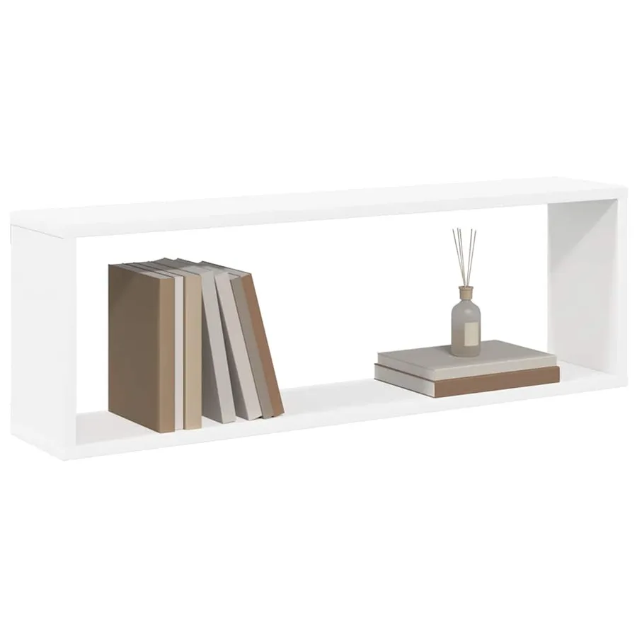 Étagères cube murales 4pcs Blanc 80x15x26,5cm bois d'ingénierie - 4