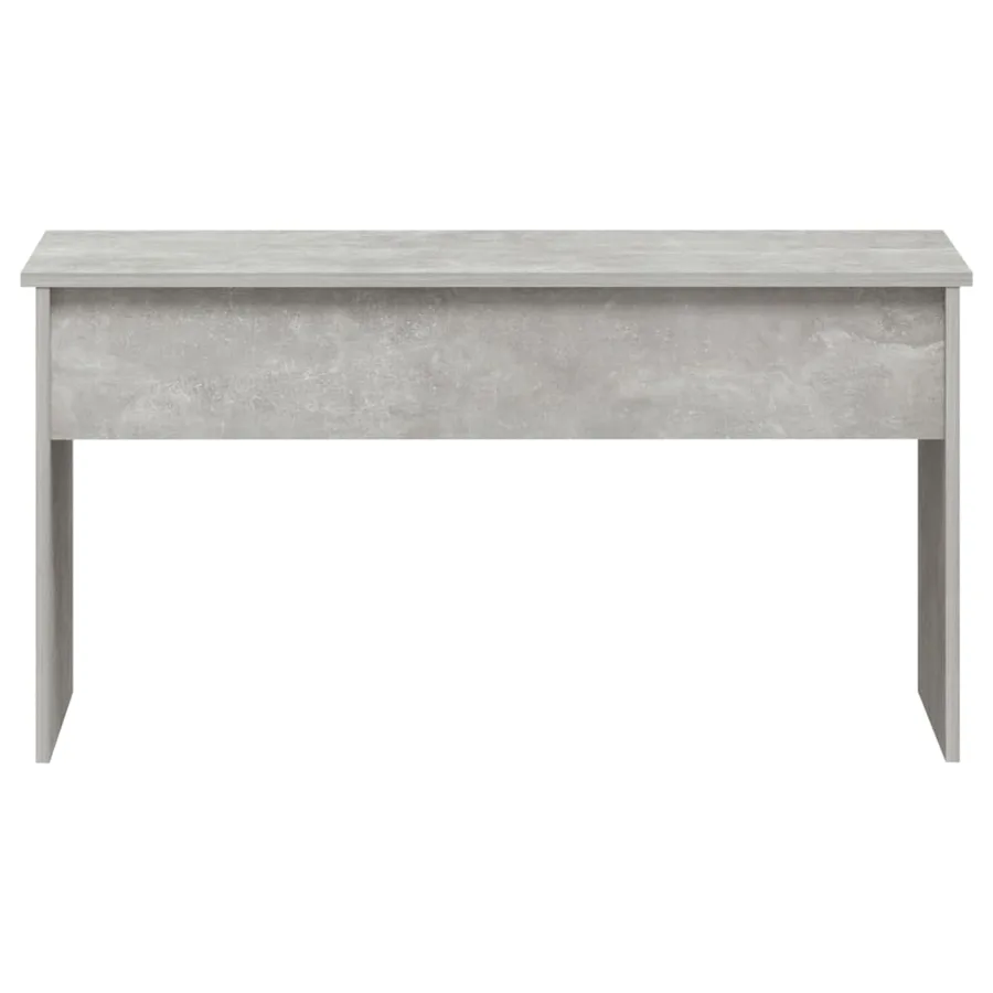 Table basse gris béton 102x50,5x52,5 cm bois d'ingénierie - 4