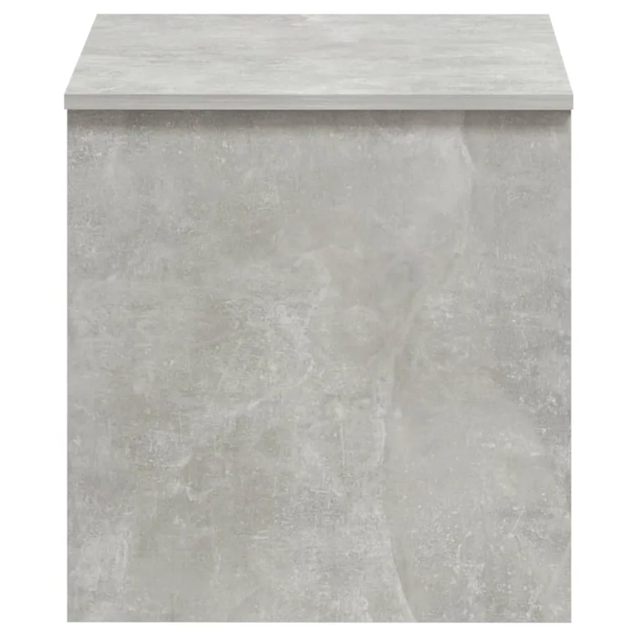 Table basse gris béton 102x50,5x52,5 cm bois d'ingénierie - 5