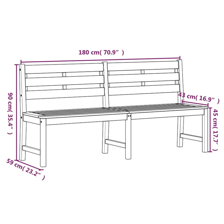 Ensemble à manger de jardin 3 pcs Bois de teck massif - 10