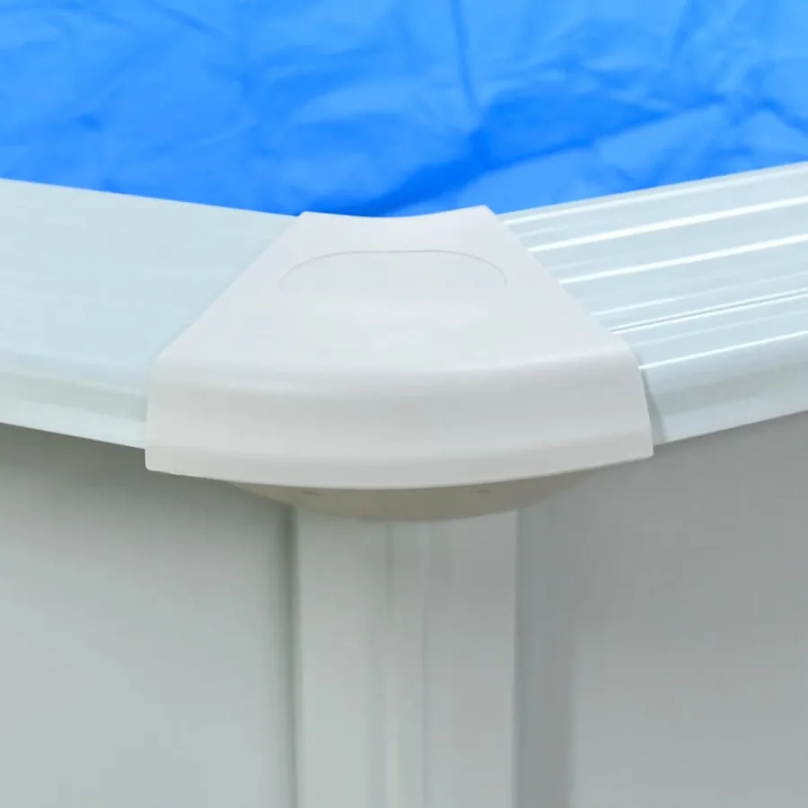 Piscine ronde avec parois en acier 460x120 cm Blanc - 6