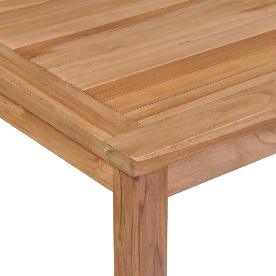 Ensemble à manger de jardin 7 pcs Bois de teck solide - 13