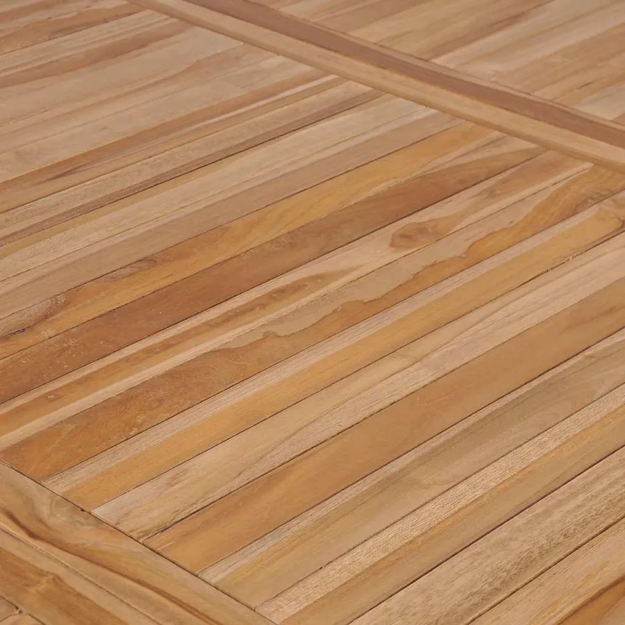 Ensemble à manger de jardin 7 pcs Bois de teck solide - 14