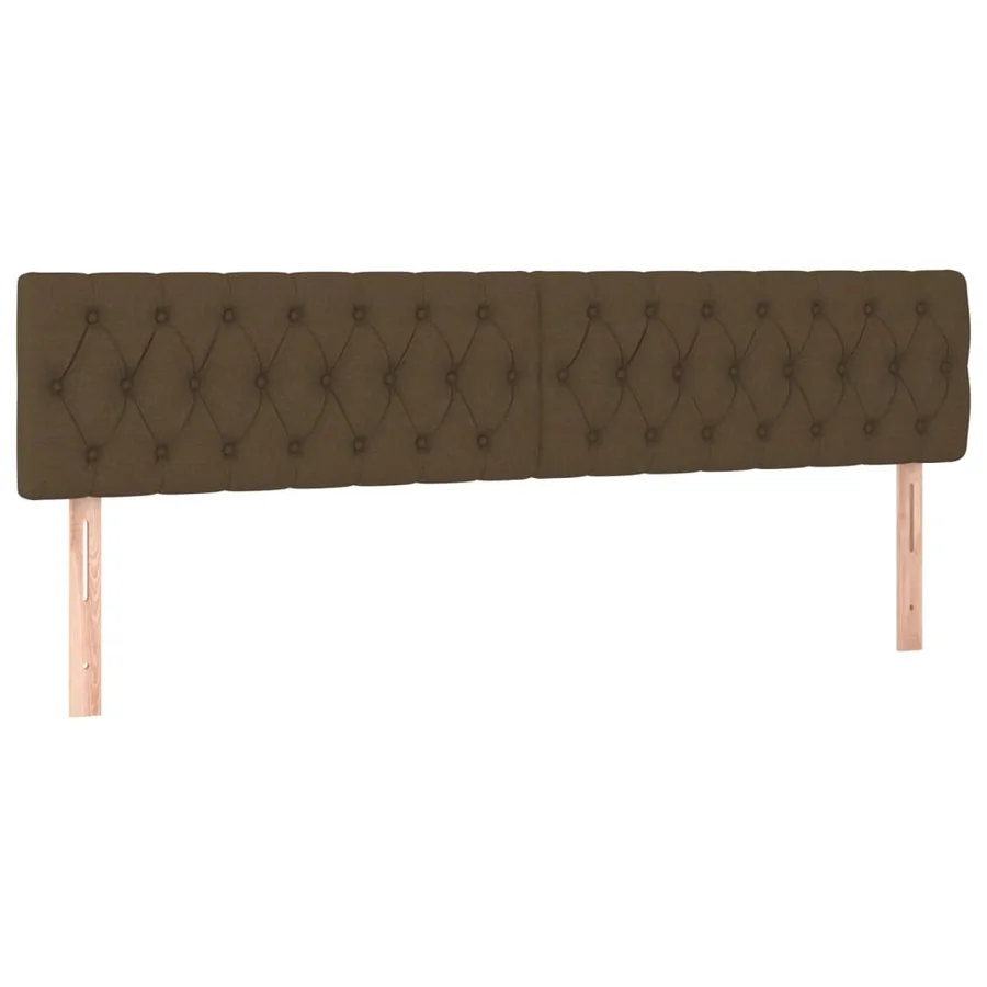 Sommier à lattes de lit avec matelas Marron foncé 200x200 cm - 6