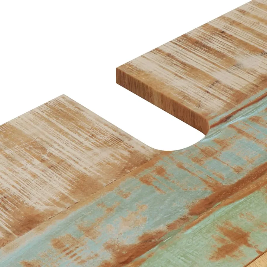 Ensemble de meubles de salle de bain 2 pcs bois massif récupéré - 8