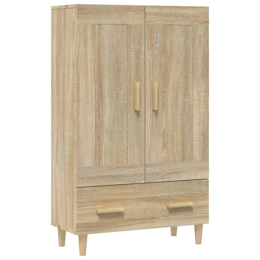 Buffet haut Chêne sonoma 70x31x115 cm Bois d'ingénierie - 2