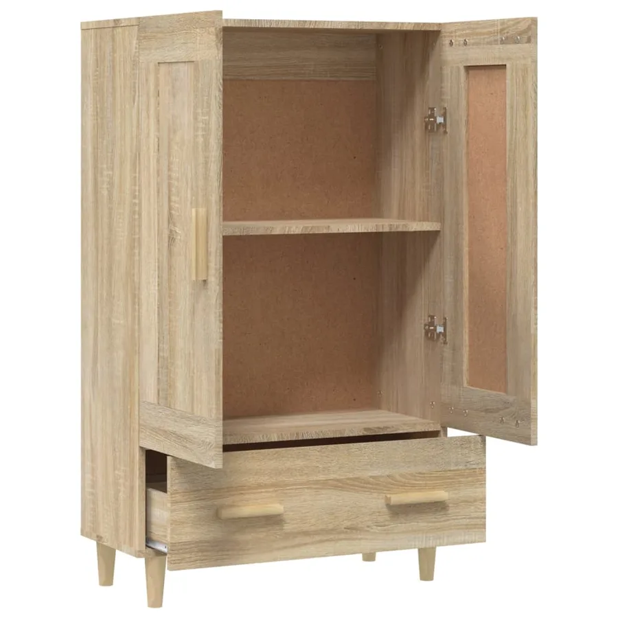 Buffet haut Chêne sonoma 70x31x115 cm Bois d'ingénierie - 7