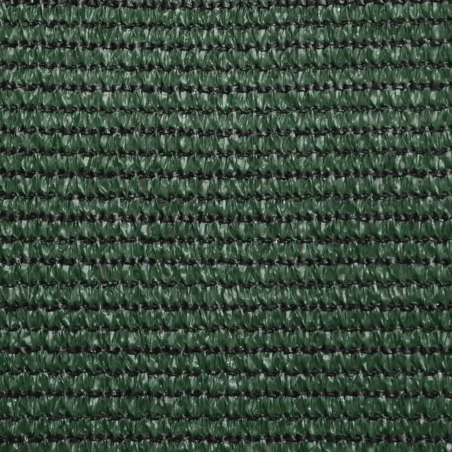 Voile d'ombrage 160 g/m² Vert foncé 3,6x3,6 m PEHD - 9