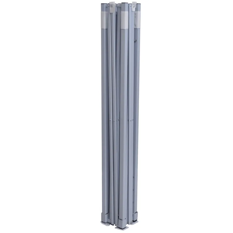 Tente de réception pliable 2x2 m acier bleu - 6