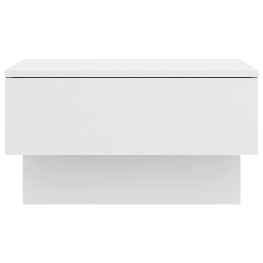 Tables de chevet murales 2 pcs Blanc brillant - 6