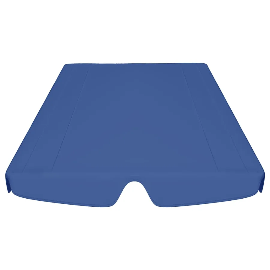 Toit de rechange de balançoire bleu 150/130x105/70 cm - 4