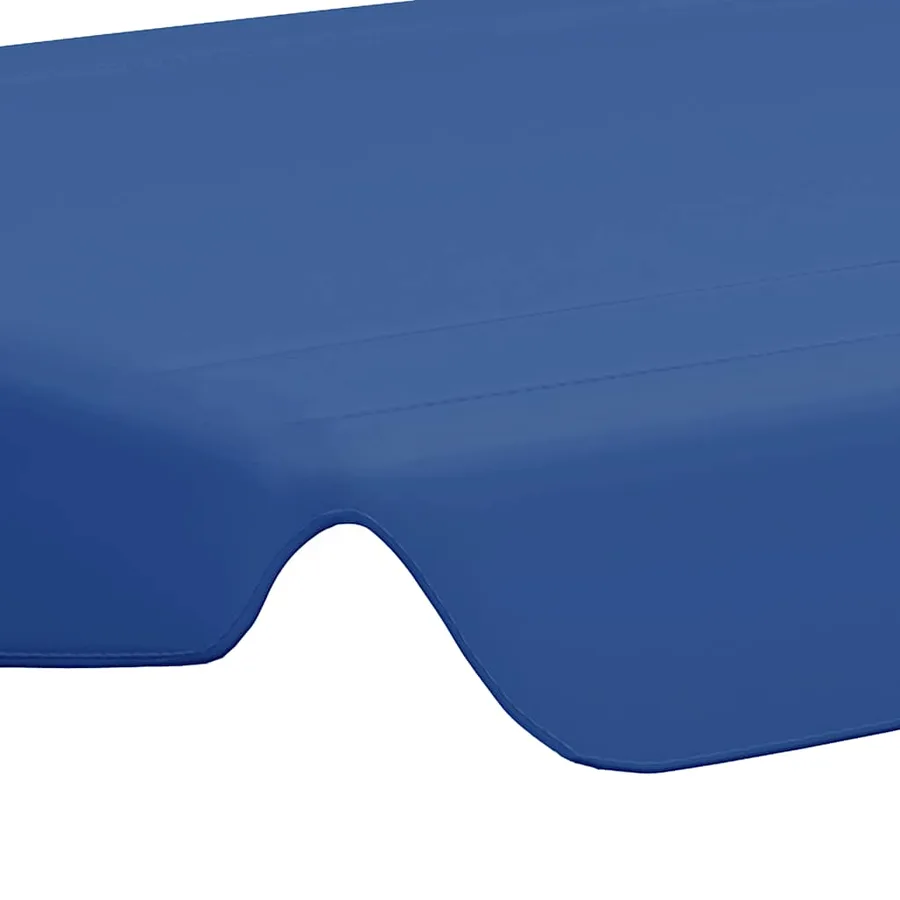Toit de rechange de balançoire bleu 150/130x105/70 cm - 5