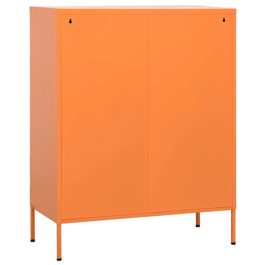 Armoire de rangement Orange 80x35x101,5 cm Acier - 5