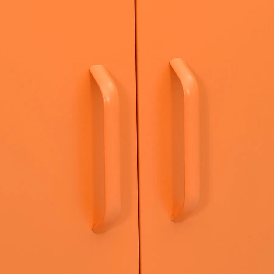 Armoire de rangement Orange 80x35x101,5 cm Acier - 8