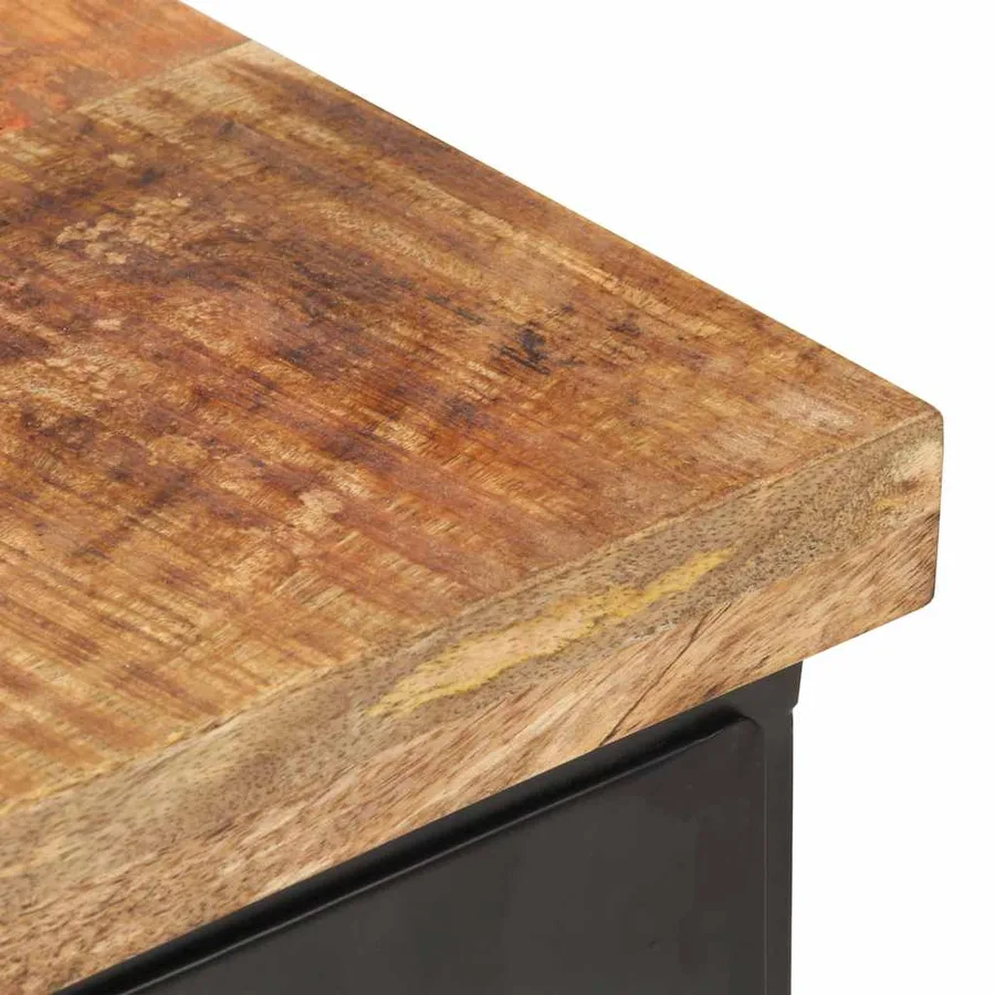 Buffet 60x30x76 cm Bois de manguier brut - 6
