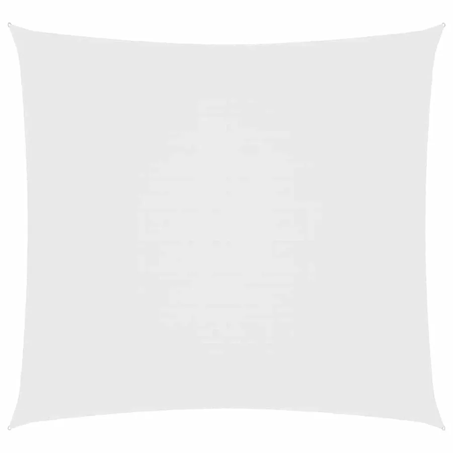 Voile de parasol Tissu Oxford carré 6x6 m Blanc - 2