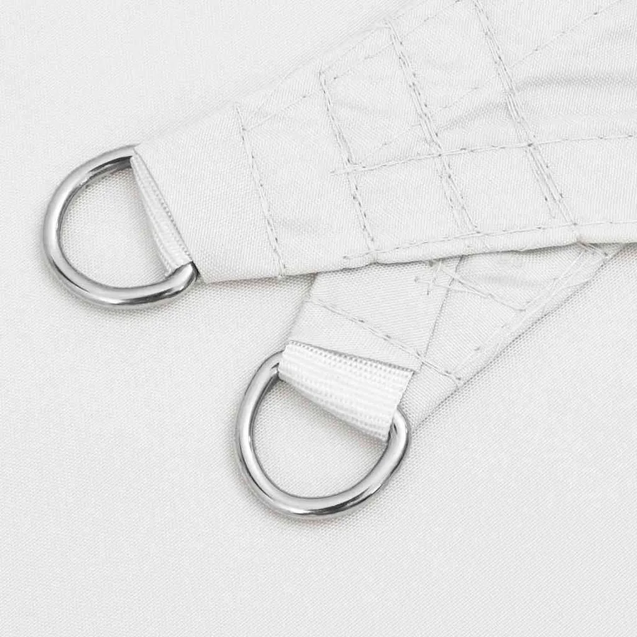 Voile de parasol Tissu Oxford carré 6x6 m Blanc - 5