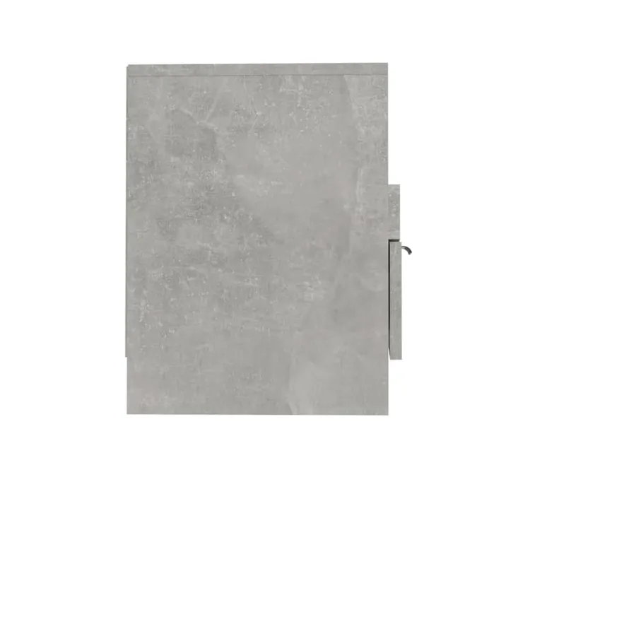 Meuble TV Gris béton 150x33,5x45 cm Bois d'ingénierie - 6