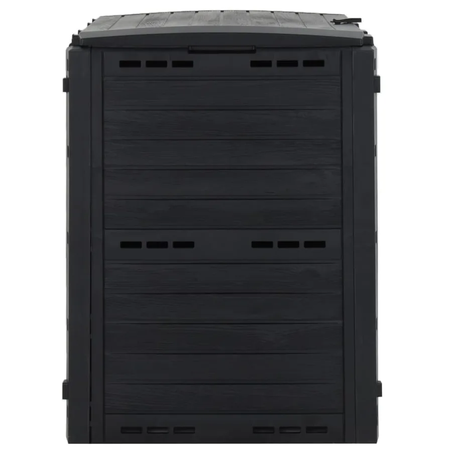Composteur de jardin Noir 280 L Polypropylène - 3