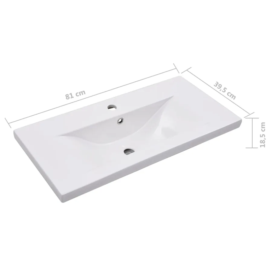 Armoire d'évier avec lavabo intégré Blanc Aggloméré - 13