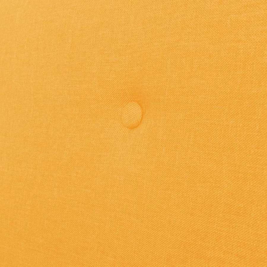 Ensemble de canapé 2 pcs Tissu jaune - 8