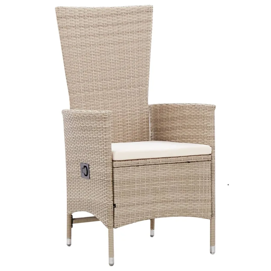Ensemble à manger d'extérieur 7 pcs coussins Résine tressée - 5