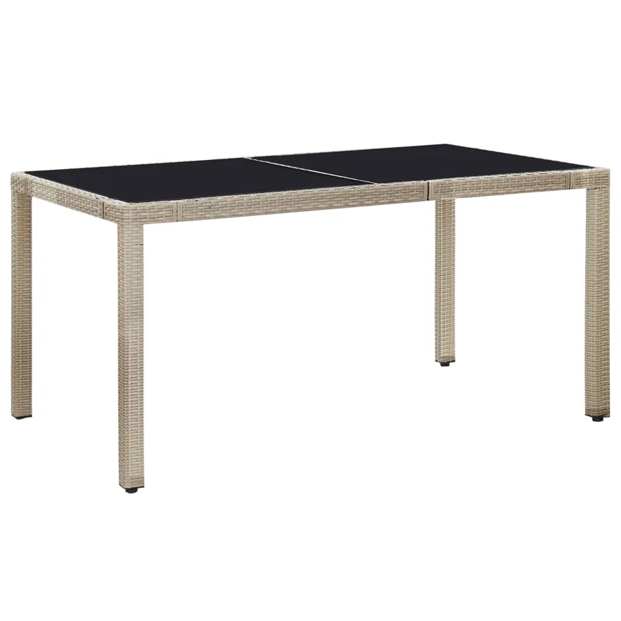 Ensemble à manger d'extérieur 7 pcs coussins Résine tressée - 7
