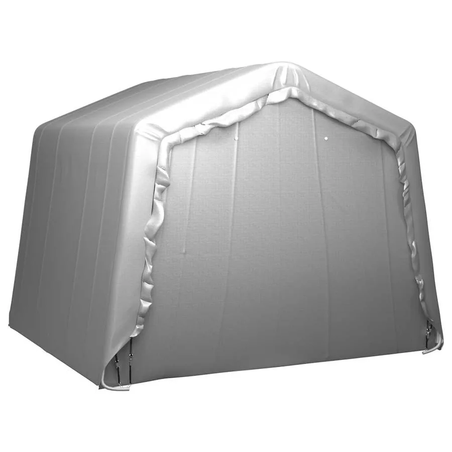 Tente de rangement 300x300 cm Acier Gris - 4