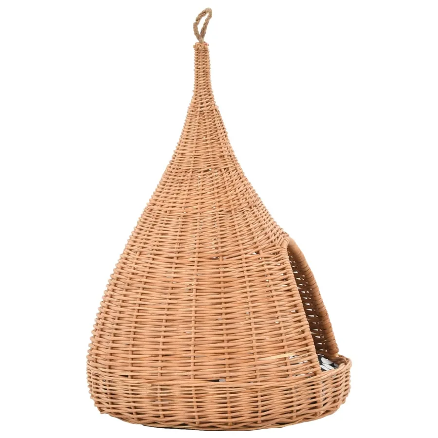 Panier pour chats avec coussin 40x60 cm Saule naturel - 4