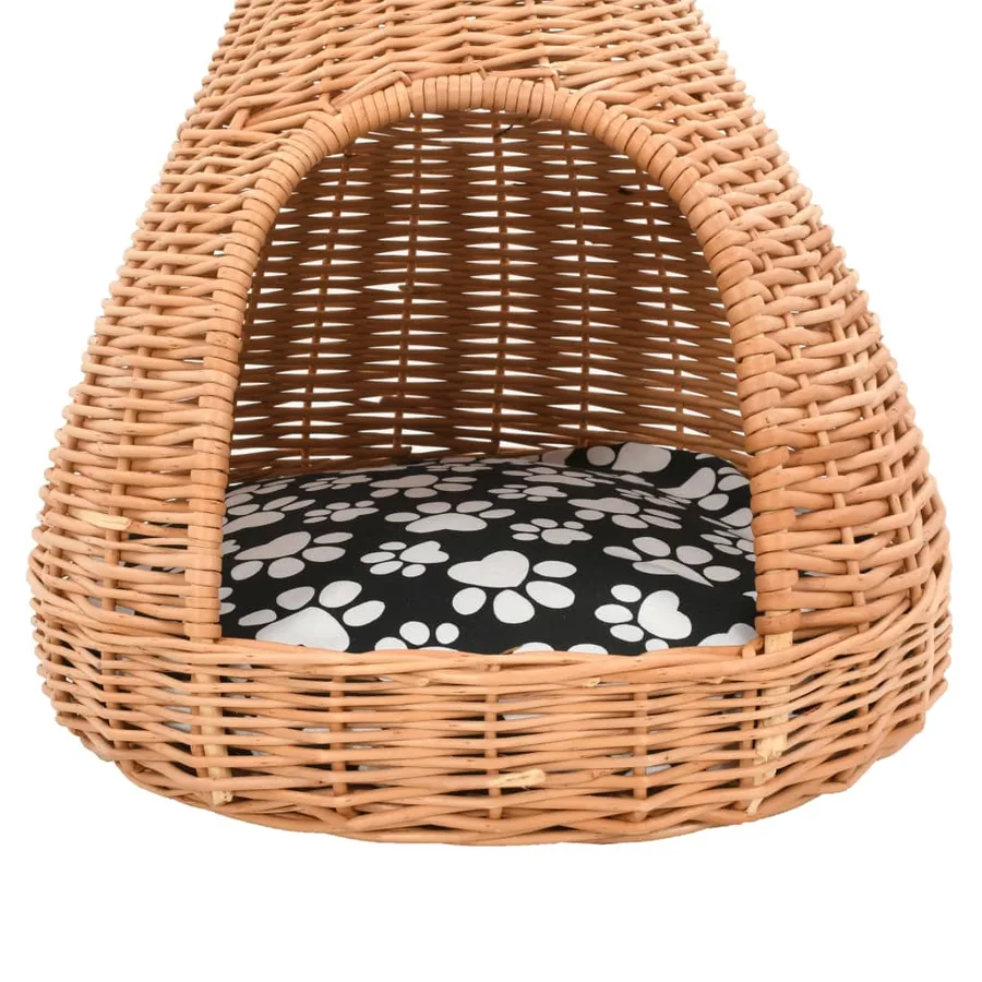 Panier pour chats avec coussin 40x60 cm Saule naturel - 7