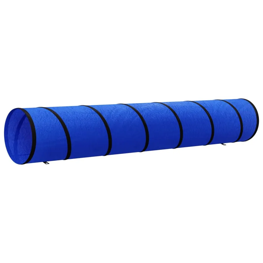 Tunnel pour chien bleu Ø 50x300 cm polyester - 2